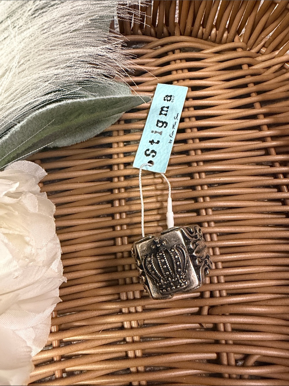 SILVER STATEMENT RING SIZE 11 - NWT